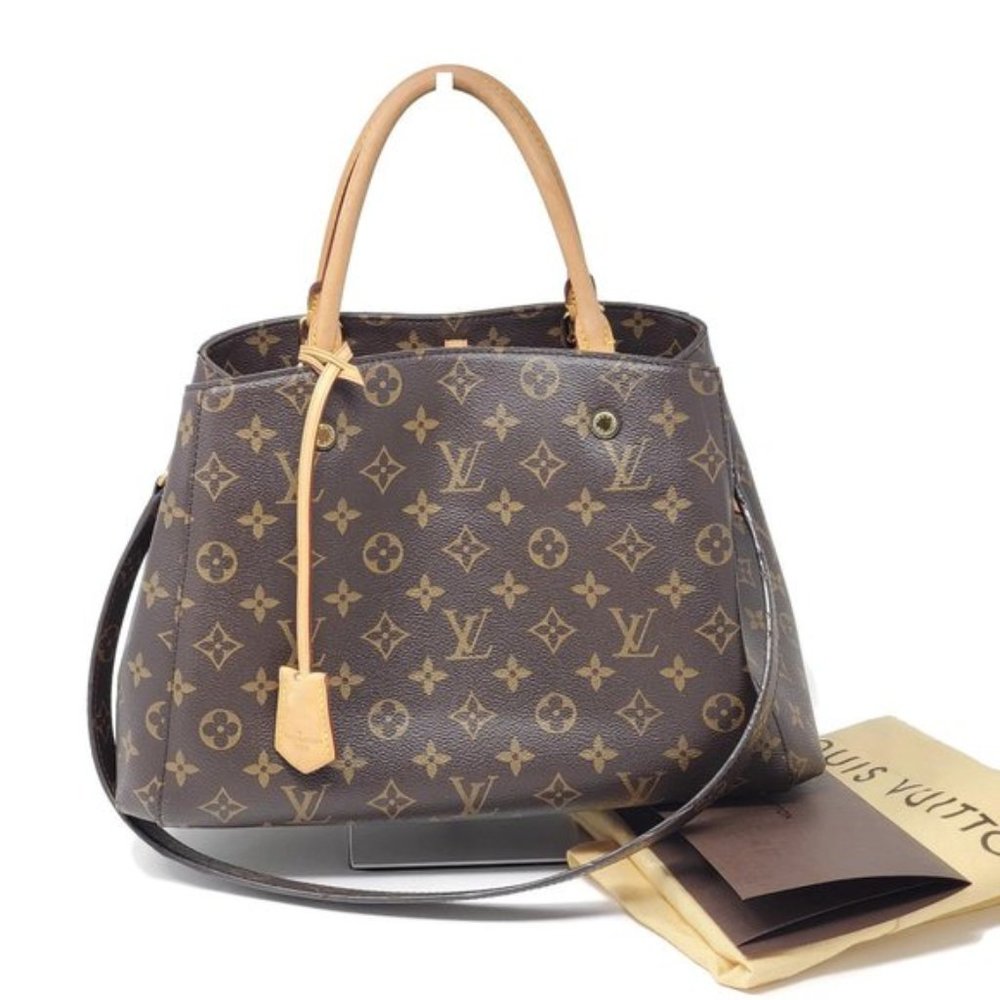 Louis Vuitton Montaigne MM Monogram Shoulder Bag - Picture 1 of 16